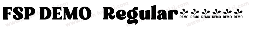 FSP DEMO   Regular字体转换